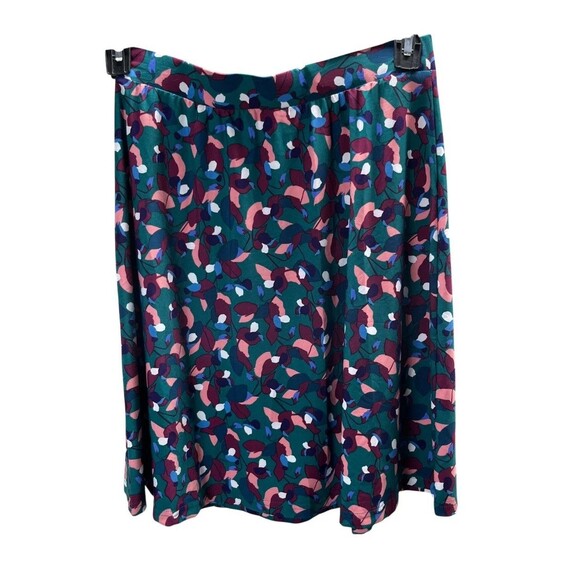 Leota Skirt Women's Size Small Cascade Teal Multicolor Floral NEW NWT - Picture 1 of 4